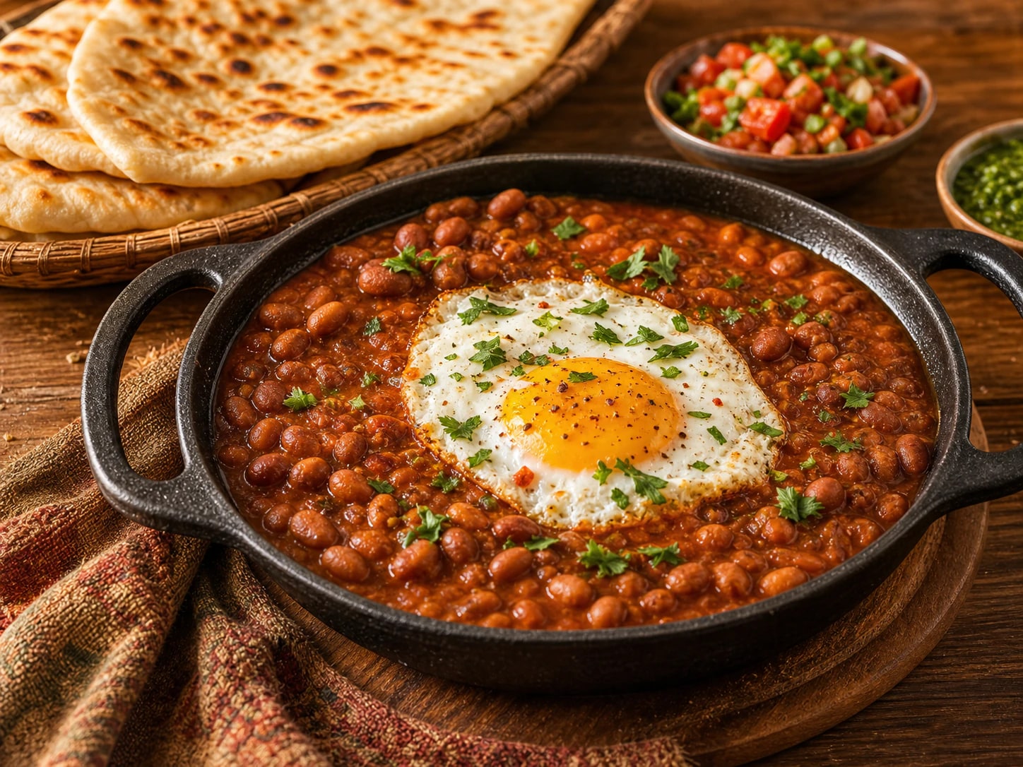 Fasolia with Egg